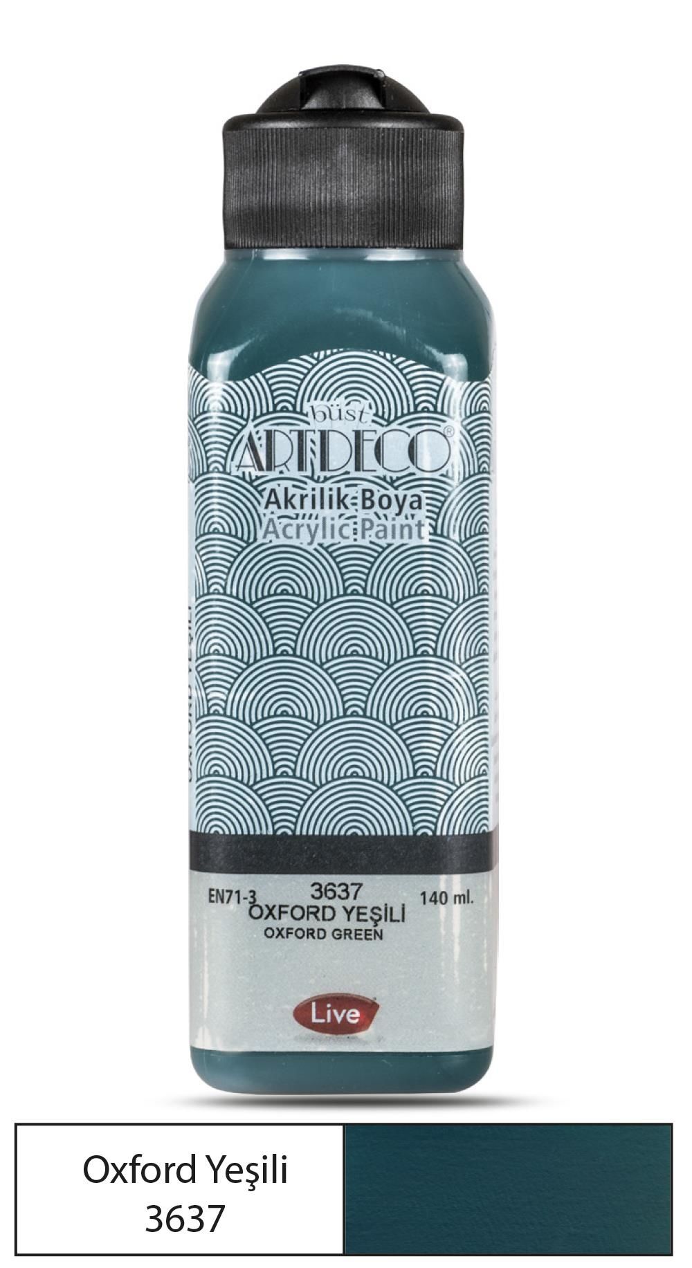 Artdeco Akrilik Boya 140Ml Oxford Yesili 3637