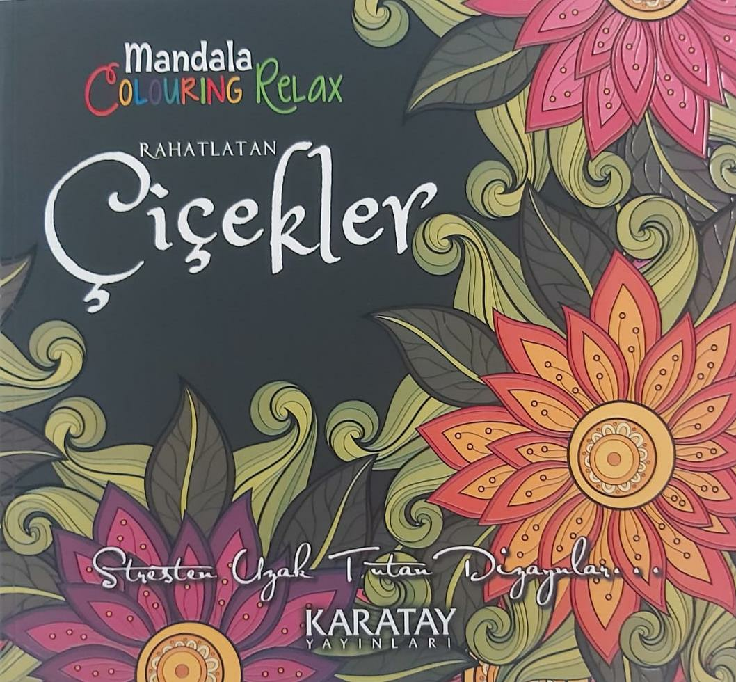 Rahatlatan  Çiçekler  Mandala