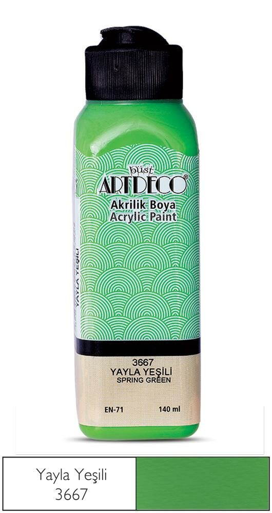 Artdeco Akrilik Boya 140Ml Yayla Yesili 3667