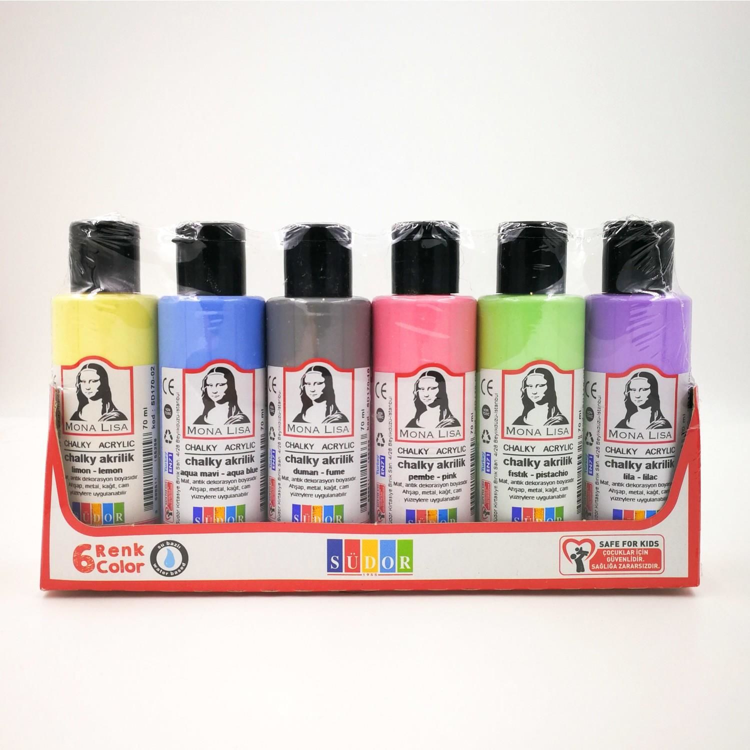 Monalisa Chalky Akrilik Set 6X70 Ml