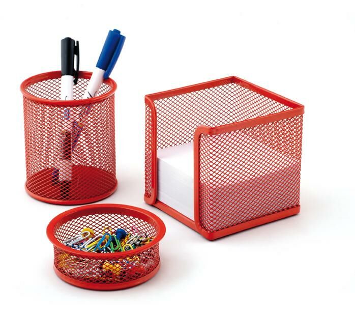 Perfore Üçlü Set (Kirmizi)