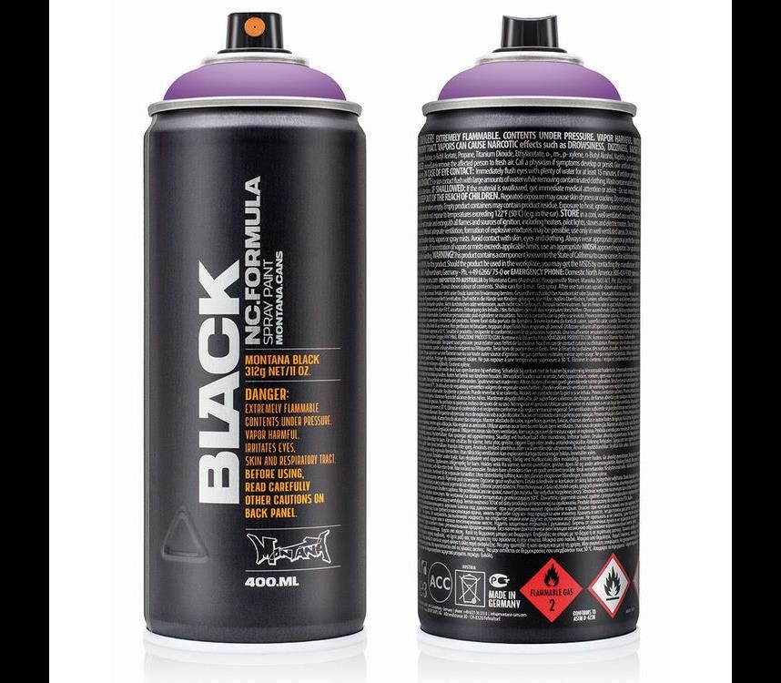 Montana Black 400Ml Infra Violet Blk In 4500