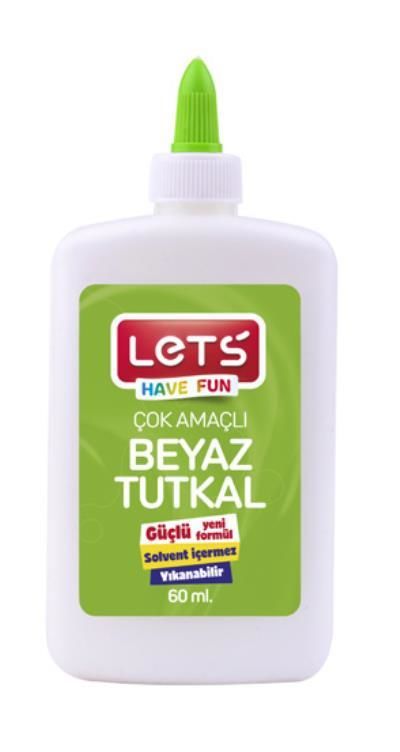 Lets Çok Amaçlı Beyaz Tutkal  60 Ml