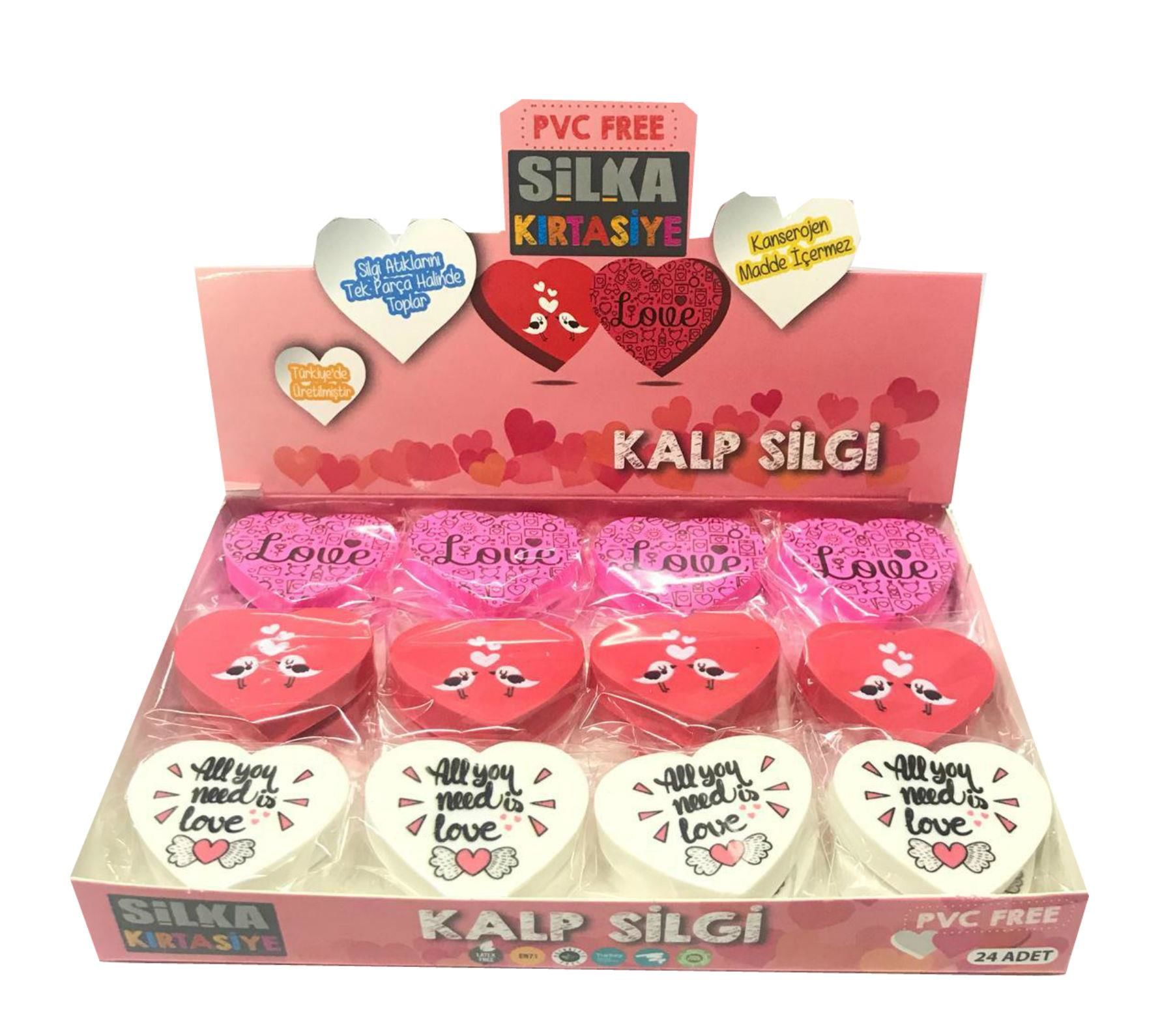 Silka 3 Desen Kalpli Silgi
