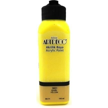 Artdeco Akrilik Boya 140Ml Sari 3601