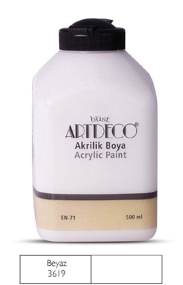 Artdeco Akrilik Boya 500Ml Beyaz 3619