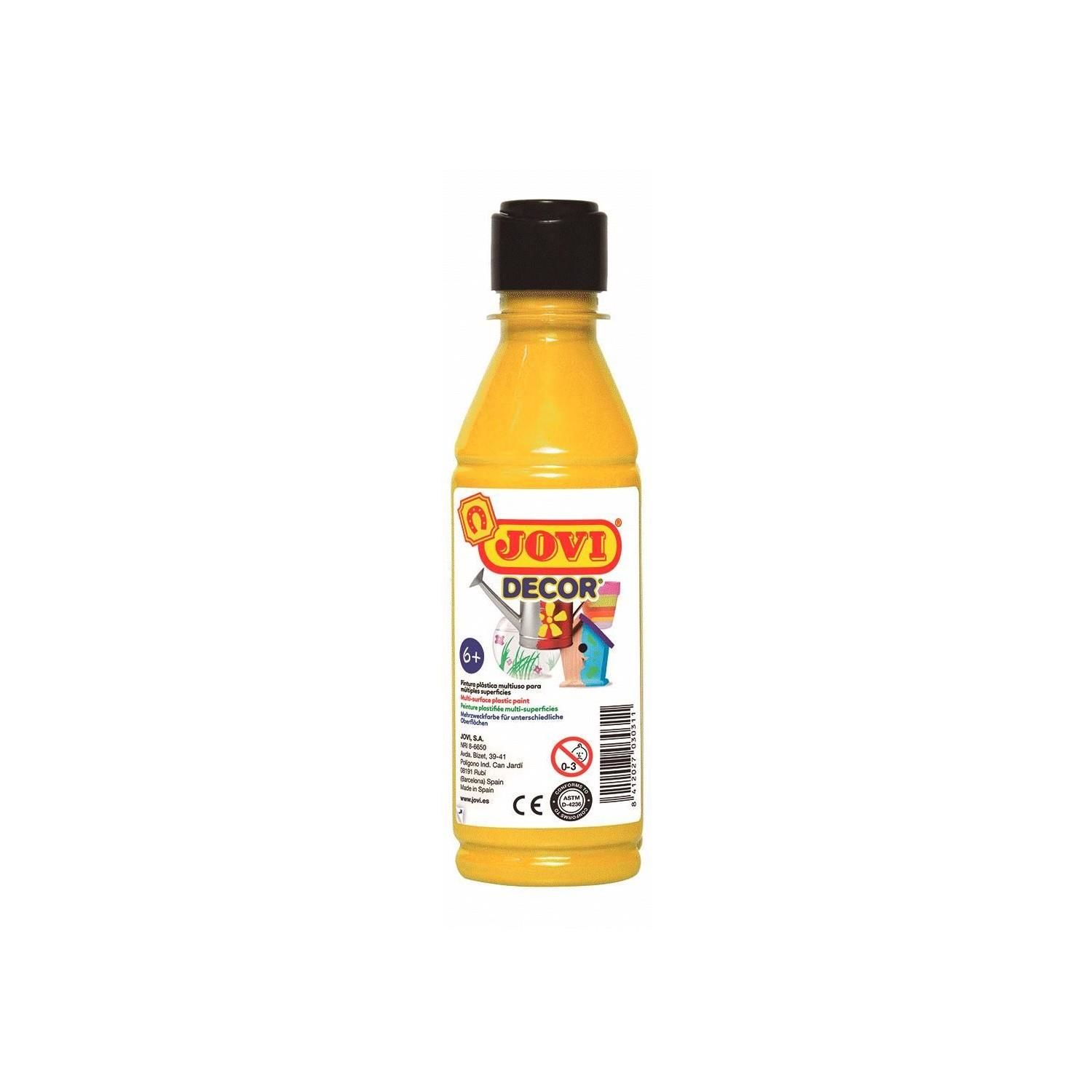 250 Ml Şişede Sarı Jovidecor Akrilik Boya