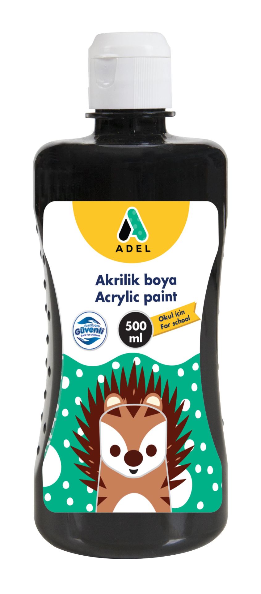Adel Okul Akriliği, 500 Ml, Siyah