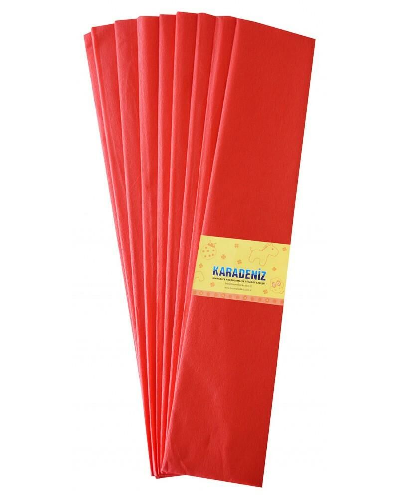 Lino Lüx Krapon Kağıdı Kırmızı (50X200 Cm.)