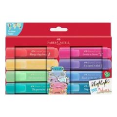 Faber-Castell Fosforlu Kalem 46 Pastel Renk 8X