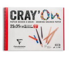 Clairefontainecrayon Çzm Dftr 25X35Cm 120Gr 15Yp Pkt6