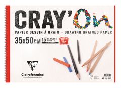 Clairefontainecrayon Çzm Dftr 35X50Cm 120Gr 15Yp Pkt6