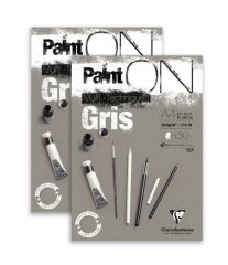 Clairefontainepaint On A13 250Gr 30Yp 2 Li Gri Renk