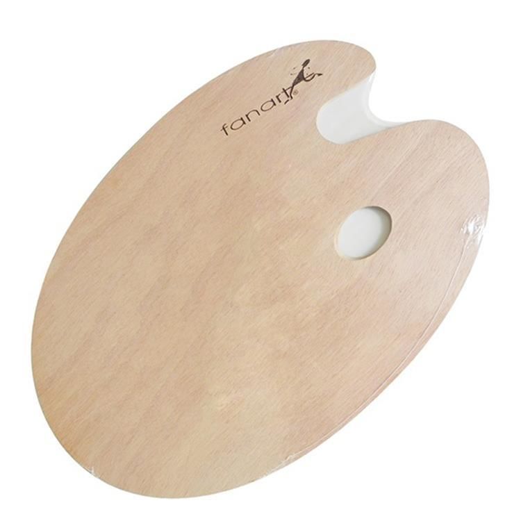 Fanart Academy Mdf Oval Palet 24X34,5X0,3Cm