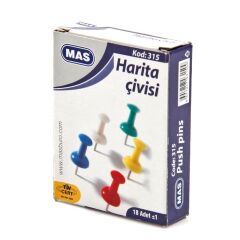 Mas 315 Renkli Harita Çivisi