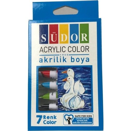 Südor Acrylic Tüp Boya 7X9Ml