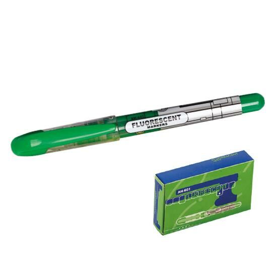 Aihao 601A-12 Fosforlu Kalem Yeşil