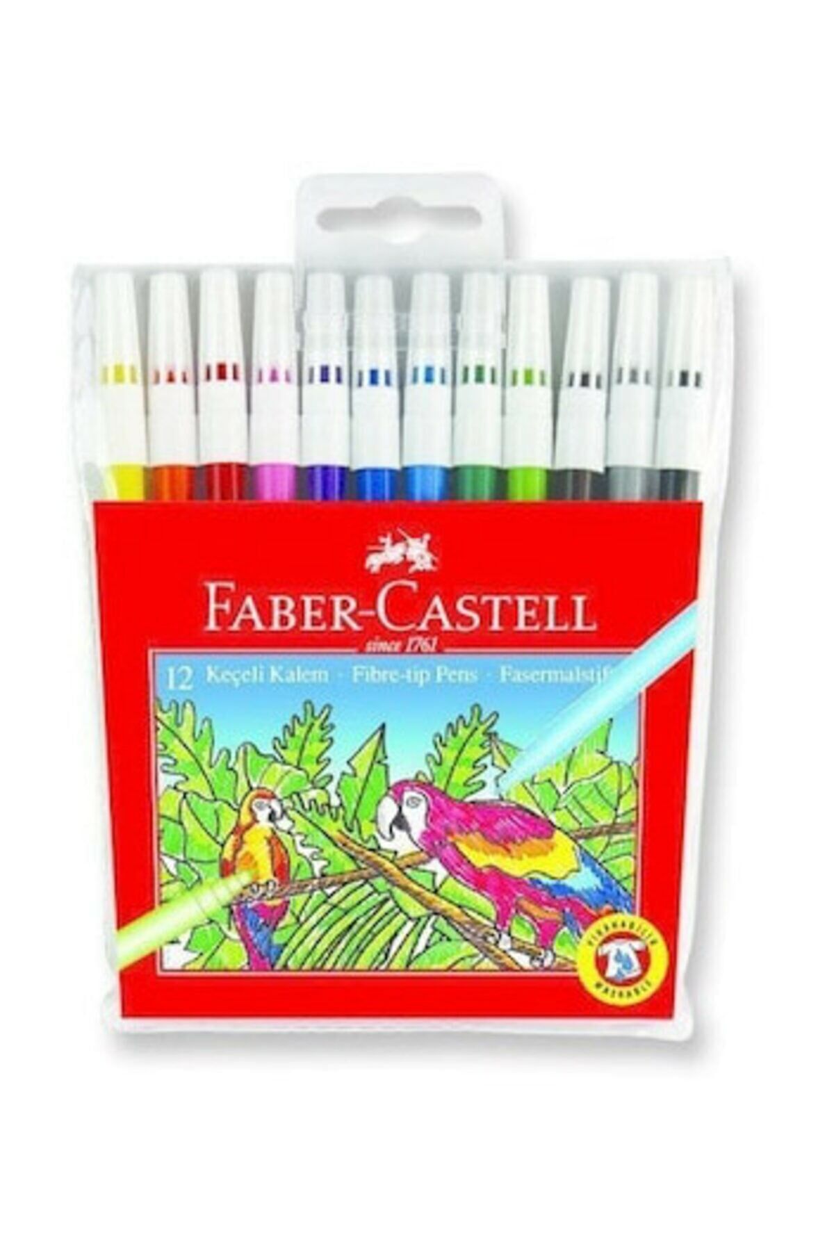 Faber-Castell Keçeli Kalem 12 R. Yıkanabilir