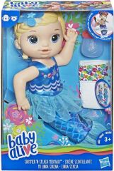 Hasbro E3693 Baby Alıve Deniz Kızı Bebeğim - Sarış