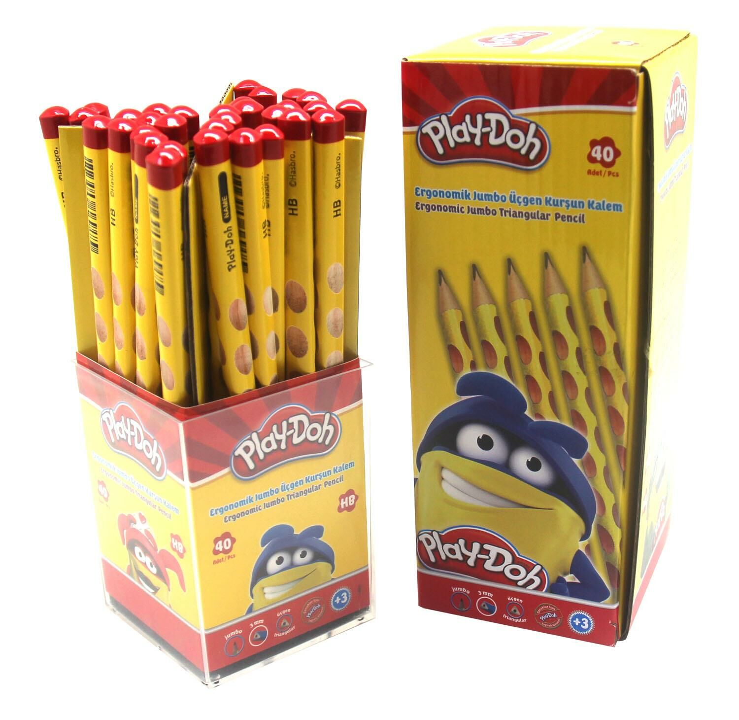 Play-Doh Oluklu Jumbo Üçgen Kurşun Kalem