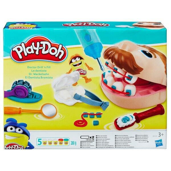 Hasbro B5520 Play-Doh Dişçi Seti*4