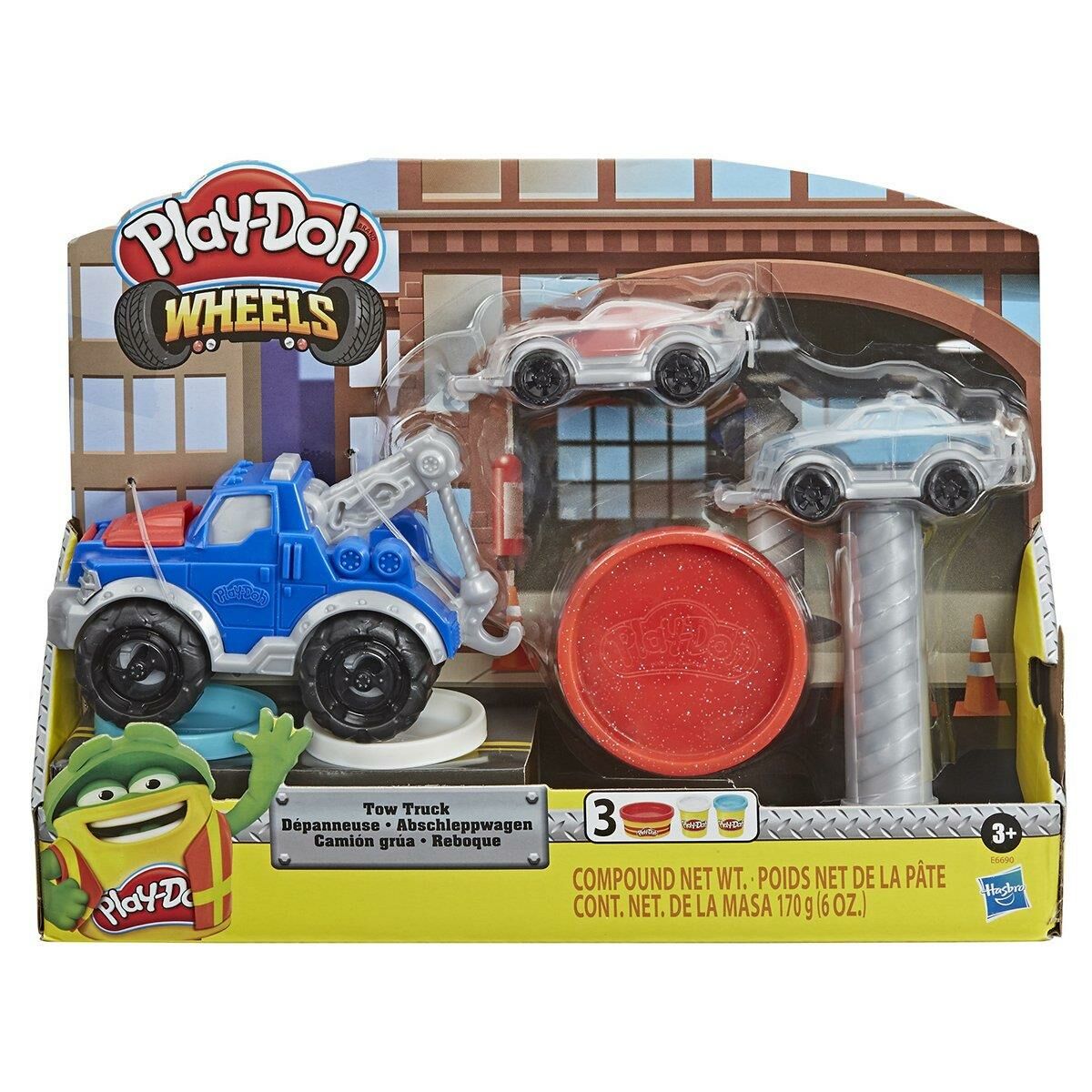 Hasbro E6690 Play-Doh Çalışkan Çekici Kamyon*4