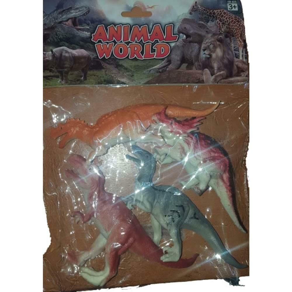 Kzl-828-D1 Dinazorlar 4'Lü Pvc *72