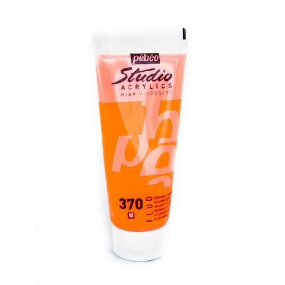 Acrylic Studio 100 Ml Fluorescent Orange