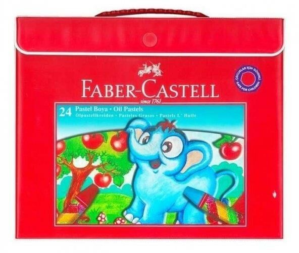 Faber-Castell Pls. Çantalı Pastel Boya 24 R.