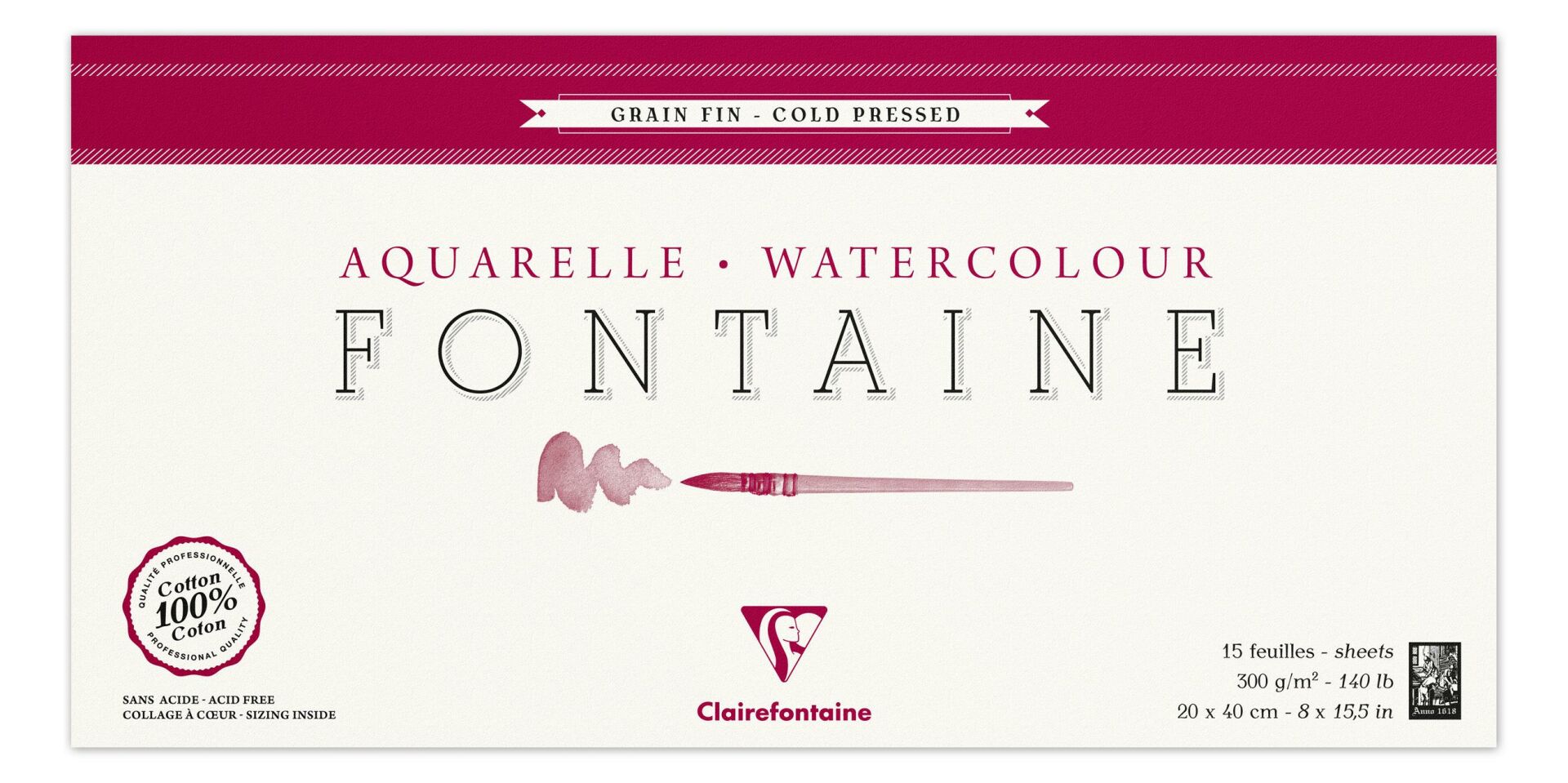 Clairefontaine S.By Blk 20*40Cm 300Gr Üstypşkn 10Y