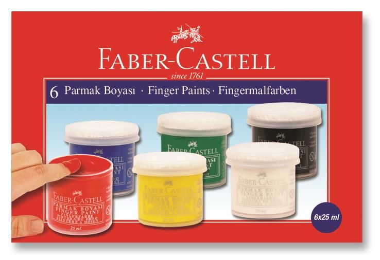 Faber-Castell Parmak Boyası 6 R.