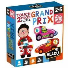 Headu 2 Pıeces Touch Puzzle Grand Prıx (2-5 Yaş)