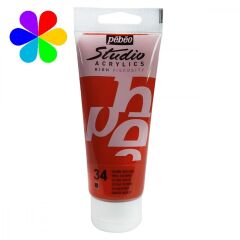Acrylic Studio Boyaları 100 Ml Red Ochre