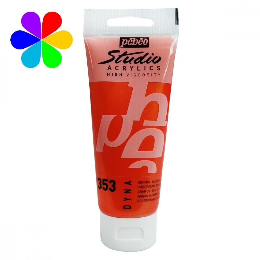 Acrylic Studio 100 Ml İridescent Orange-Yellow