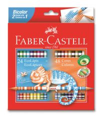 Faber-Castell Bicolor Boya Kalemi, 48 Renk
