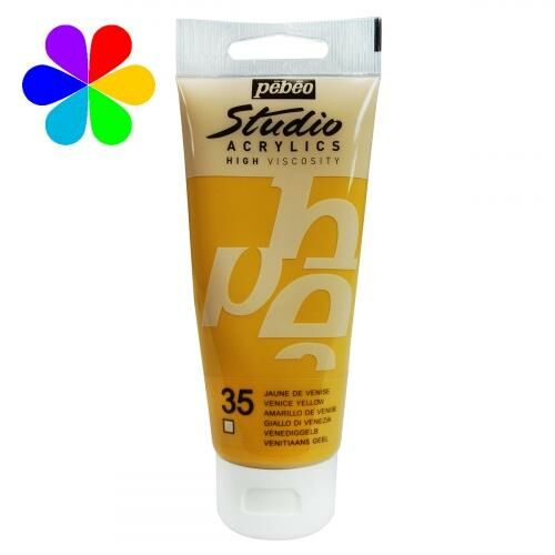 Acrylic Studio Boyaları 100 Ml Venice Yellow
