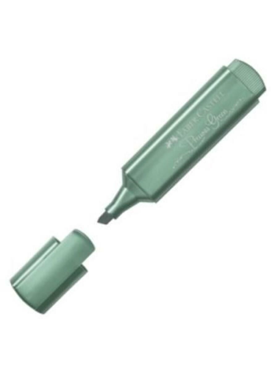 Faber-Castell Fosforlu Kalem 46 Metalik Yeşil