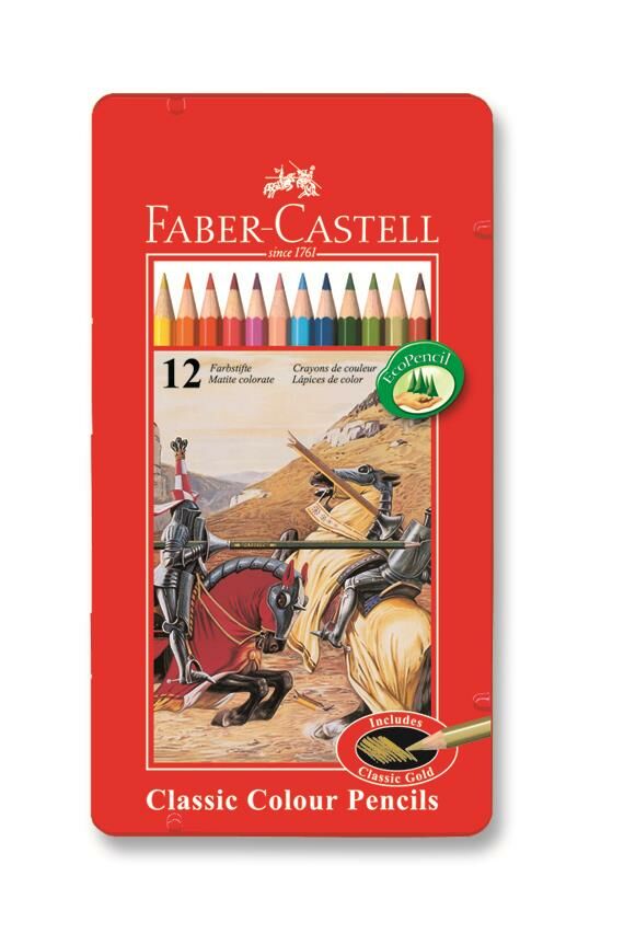 Faber-Castell Boya K. 12 R. Metal Kutu