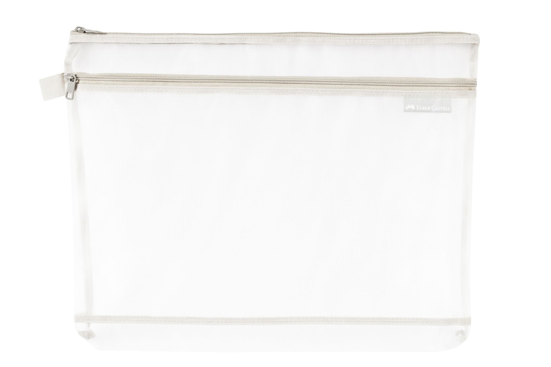 Faber-Castell Mesh Dosya A4 Çift Cep, Gri